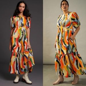 Anthropologie Maeve brand Suzannah maxi dress